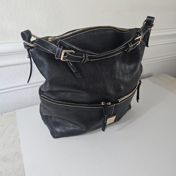 DOONEY BOURKE Leather Hobo Shoulder Bag Handbag Bag Oversized - Picture 3 of 8